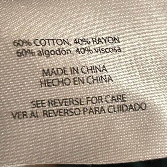 Eddie Bauer half zip sweater geometric detail stripes,  ribbed collar & trim M - Picture 9 of 11